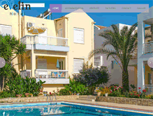 Tablet Screenshot of evelinhotel.com